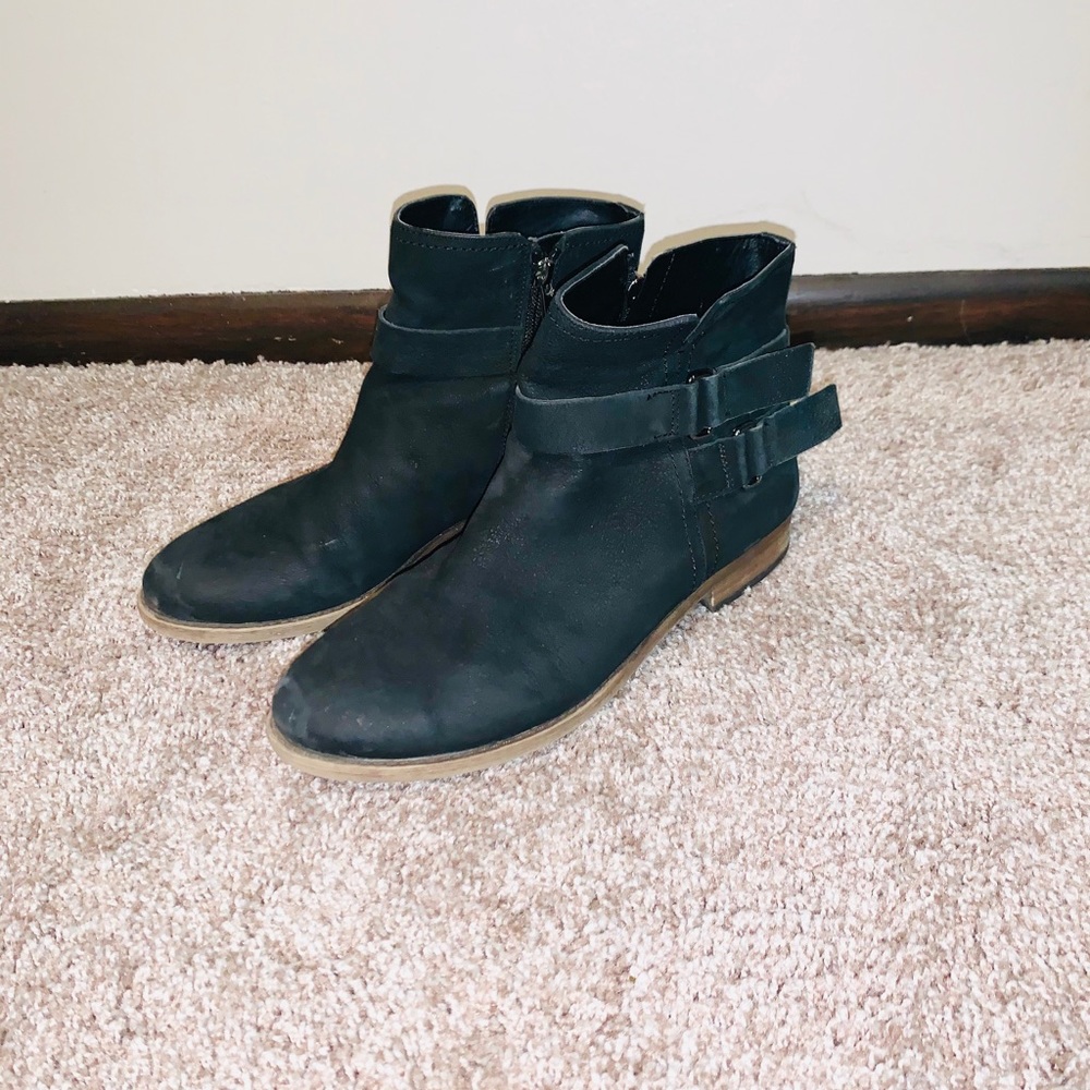 Black Suede Booties